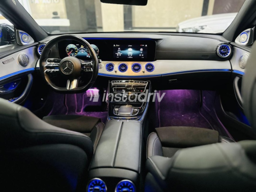 Mercedes E 200 2022 Dark Blue Automatic Used for Sale in Cairo - 6