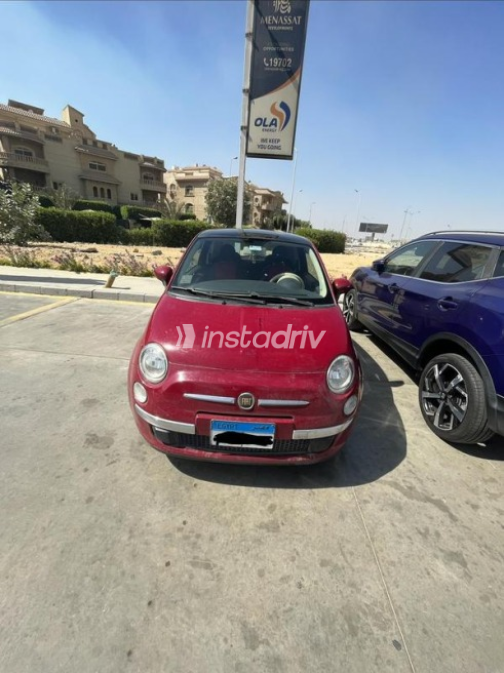 Fiat 500 2010 Red Manual Used for Sale in Greater Cairo ( Cairo + Giza) - 1