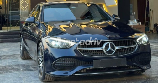 Mercedes C 180 2022 Dark Blue Automatic Used for Sale in Cairo - 1