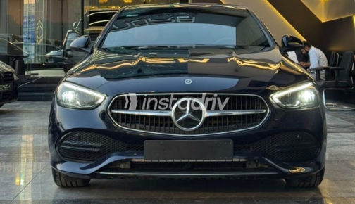 Mercedes C 180 2022 Dark Blue Automatic Used for Sale in Cairo - 2