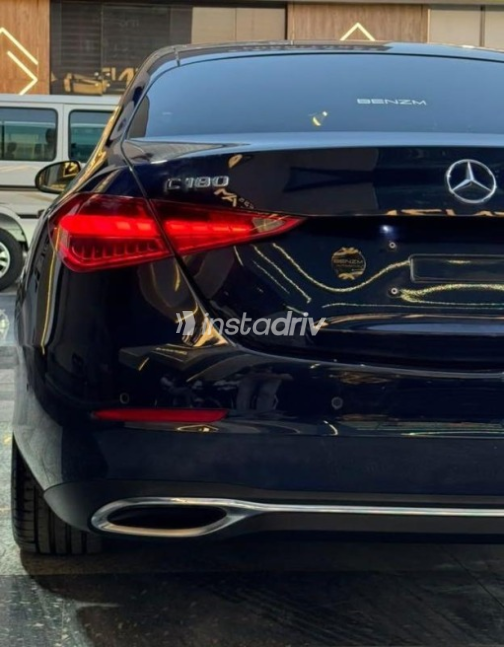 Mercedes C 180 2022 Dark Blue Automatic Used for Sale in Cairo - 10