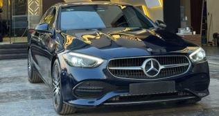 Mercedes C 180 2022 Dark Blue Automatic Used for Sale in Cairo