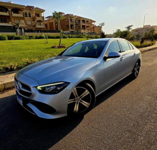 Mercedes C 200 2022 Silver Automatic Used for Sale in Sheikh Zayed City