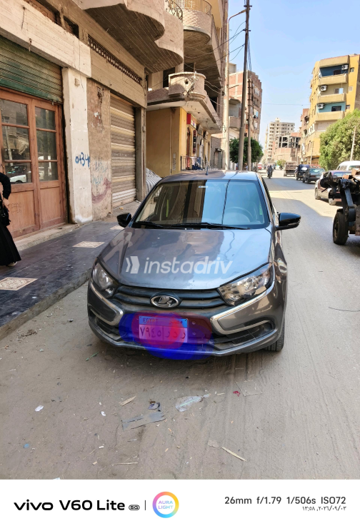 Lada Granta 2021 Gray Automatic Used for Sale in Greater Cairo ( Cairo + Giza) - 2