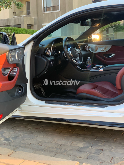 Mercedes C 200 2019 White Automatic Used for Sale in Greater Cairo ( Cairo + Giza) - 3