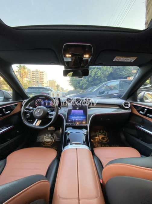 Mercedes C 180 2023 Gray Automatic Used for Sale in Cairo - 7