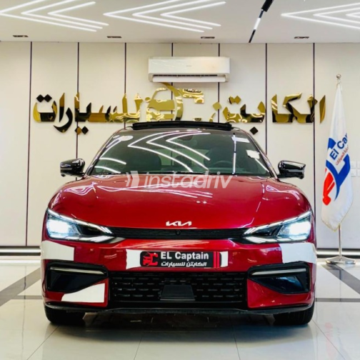 Kia EV6 2024 Red Automatic Used for Sale in Sheikh Zayed City - 1