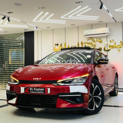 Kia EV6 2024 Red Automatic Used for Sale in Sheikh Zayed City - 4