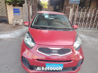 Kia Picanto 2015 Red Automatic Used for Sale in Heliopolis