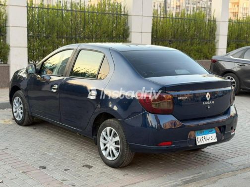 Renault Logan 2016 Dark Blue Automatic Used for Sale in Greater Cairo ( Cairo + Giza) - 3