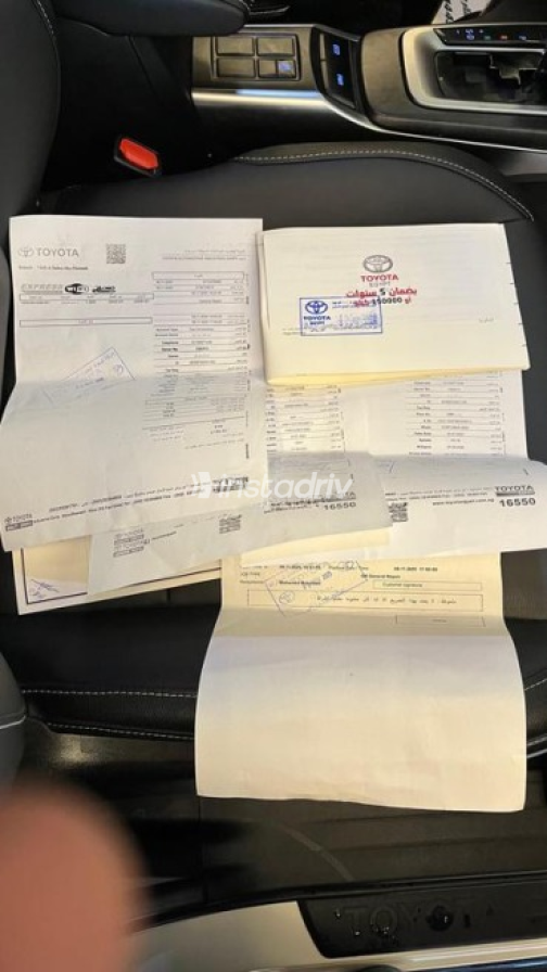 تويوتا فورتشنر 2024 أبيض أوتوماتيك مستعملة للبيع في بني سويف‎ - 2