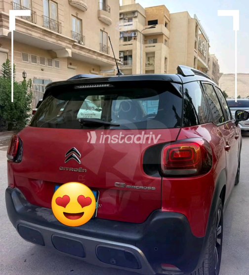 Citroën C3 Aircross 2020 Red Automatic Used for Sale in Greater Cairo ( Cairo + Giza) - 3