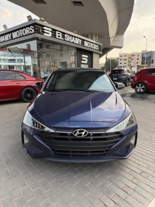 Hyundai Elantra 2019 Dark Blue Automatic Used for Sale in Cairo