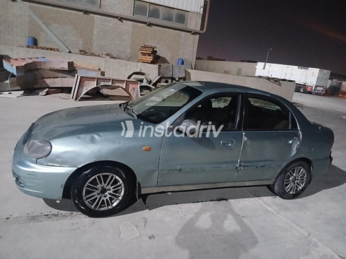 دايو لانوس 2 2005 أخضر يدوي مستعملة للبيع في مدينة بدر - 2