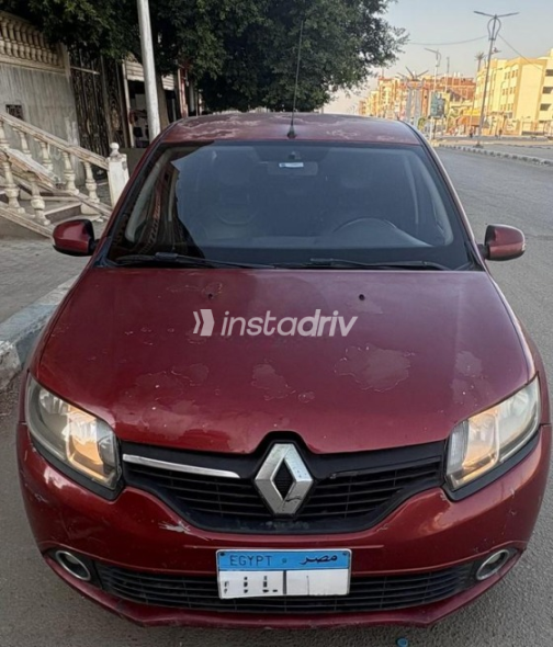 Renault Logan 2015 Dark Red Automatic Used for Sale in Suez  - 1
