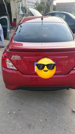 Nissan Sunny 2022 Red Automatic Used for Sale in Faiyum