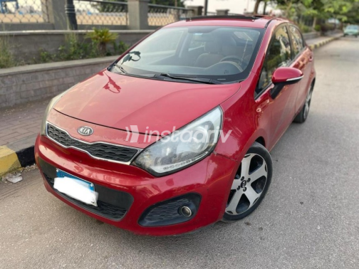 Kia Rio 2013 Red Automatic Used for Sale in Banha - 4