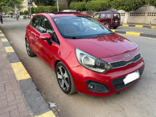 Kia Rio 2013 Red Automatic Used for Sale in Banha
