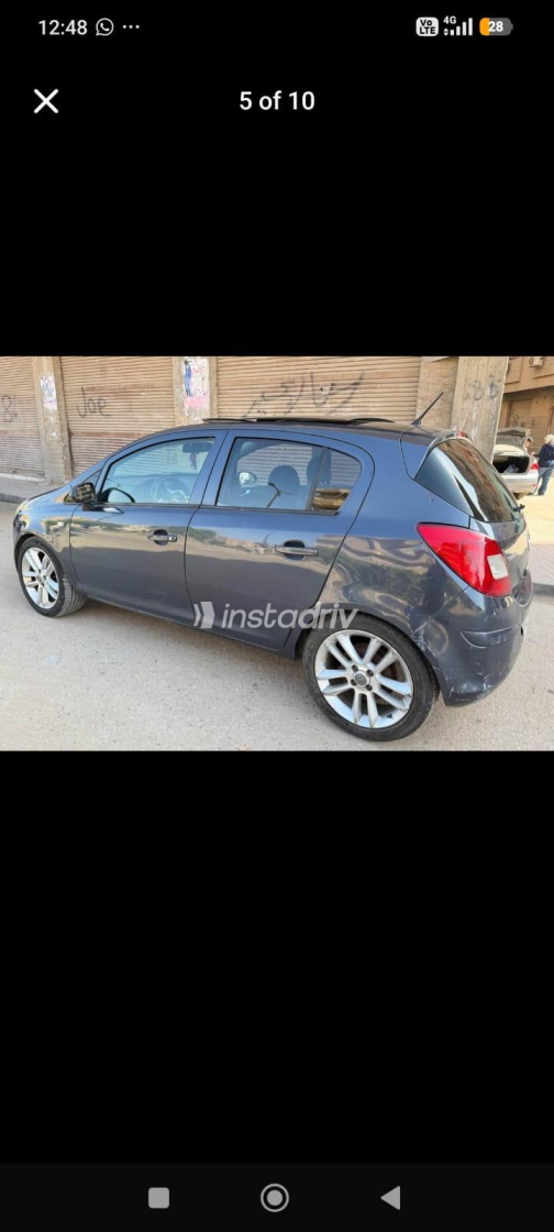 Opel Corsa 2011 Blue Automatic Used for Sale in Greater Cairo ( Cairo + Giza) - 6