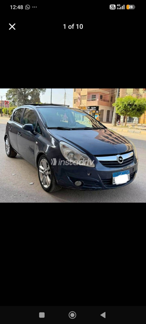Opel Corsa 2011 Blue Automatic Used for Sale in Greater Cairo ( Cairo + Giza) - 10