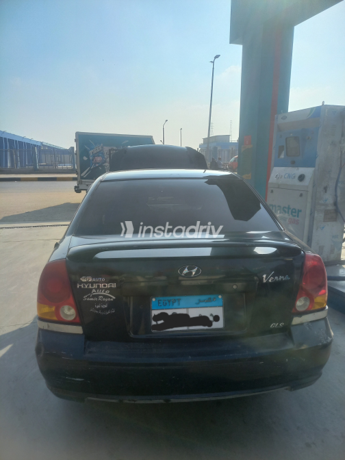 Hyundai Verna 2016 Black Manual Used for Sale in Greater Cairo ( Cairo + Giza) - 1