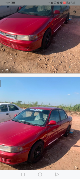 Mitsubishi Lancer 1992 Red Manual Used for Sale in Greater Cairo ( Cairo + Giza)