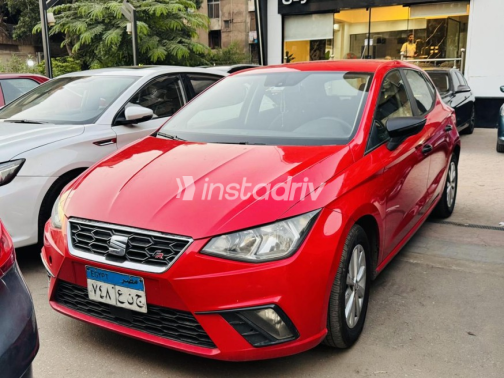 Seat Ibiza 2021 Red Automatic Used for Sale in Nasr city - 1