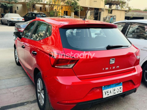 Seat Ibiza 2021 Red Automatic Used for Sale in Nasr city - 2
