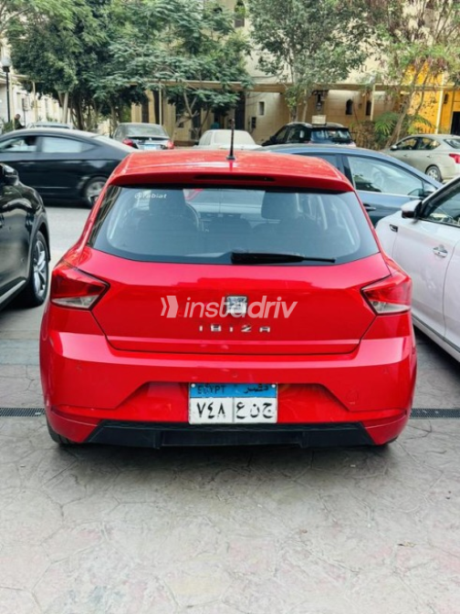 Seat Ibiza 2021 Red Automatic Used for Sale in Nasr city - 5