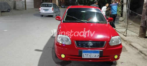 Hyundai Verna 2006 Red Manual Used for Sale in Beni Suef - 10