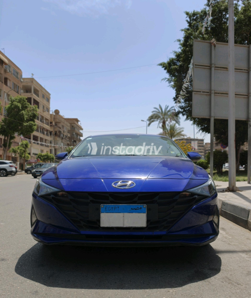 Hyundai Elantra CN7 2022 Blue Automatic Used for Sale in Greater Cairo ( Cairo + Giza) - 2