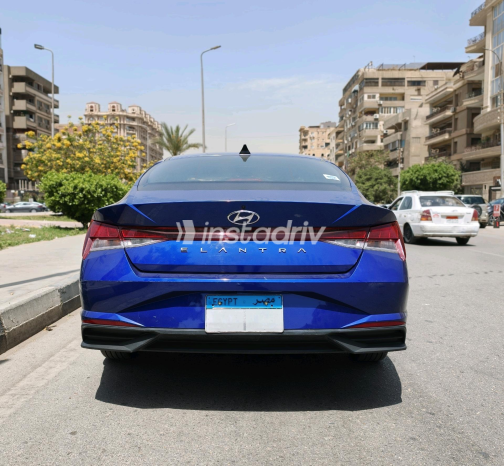 Hyundai Elantra CN7 2022 Blue Automatic Used for Sale in Greater Cairo ( Cairo + Giza) - 5