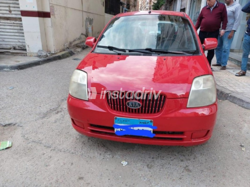 كيا بيكانتو 2006 أحمر أوتوماتيك مستعملة للبيع في الإسكندرية - 1