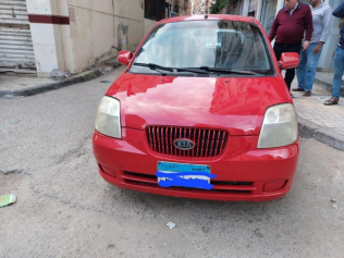 كيا بيكانتو 2006 أحمر أوتوماتيك مستعملة للبيع في الإسكندرية