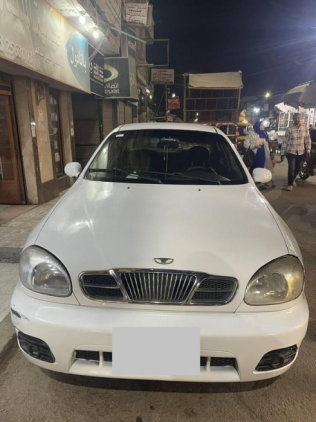 دايو لانوس 2002 أبيض أوتوماتيك مستعملة للبيع في كفر الشيخ