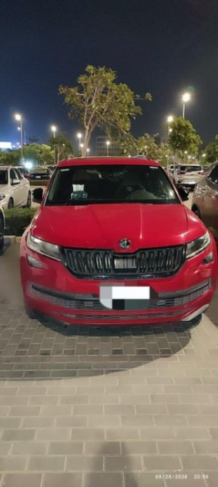 Skoda Kodiaq 2020 Red Automatic Used for Sale in Cairo