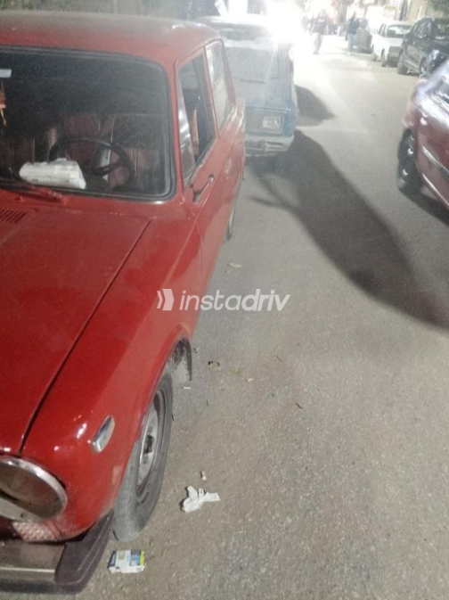 Fiat 124 1973 Red Manual Used for Sale in Cairo - 1
