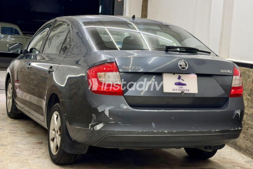 Skoda Rapid 2016 Gray Automatic Used for Sale in Cairo - 7
