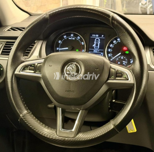 Skoda Rapid 2016 Gray Automatic Used for Sale in Cairo - 10