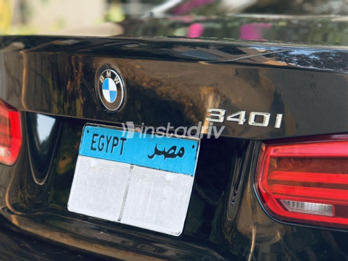 BMW 340 2019 Black Automatic Used for Sale in Cairo - 2
