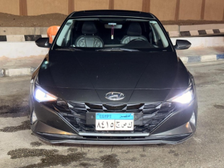 Hyundai Elantra CN7 2021 White Automatic Used for Sale in Cairo