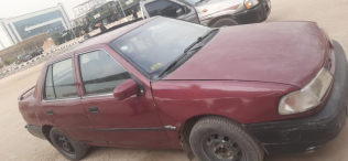 Hyundai Excel 1995 Red Manual Used for Sale in Cairo