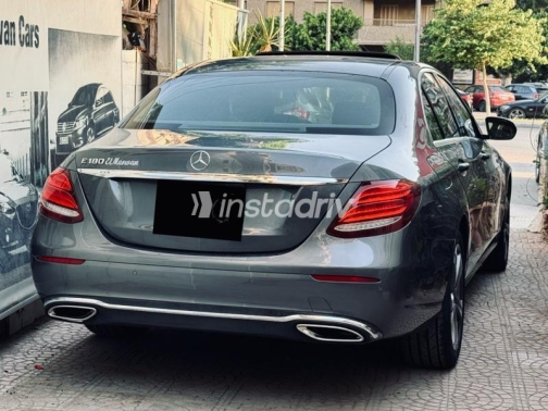 Mercedes E 180 2019 Gray Automatic Used for Sale in Heliopolis - 8