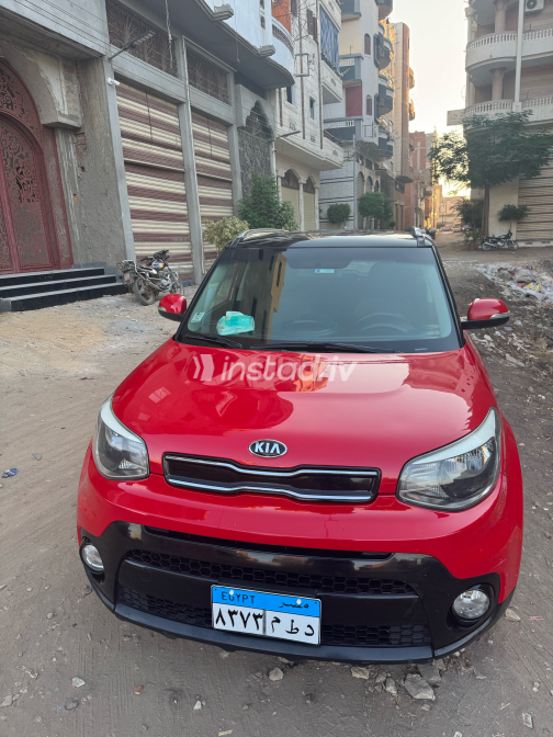 Kia Soul 2018 Red Automatic Used for Sale in Greater Cairo ( Cairo + Giza) - 1