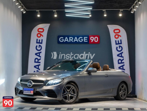 Mercedes C 180 2019 Gray Automatic Used for Sale in Cairo - 2