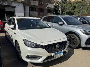 MG 6 2021 White Automatic Used for Sale in Nasr city