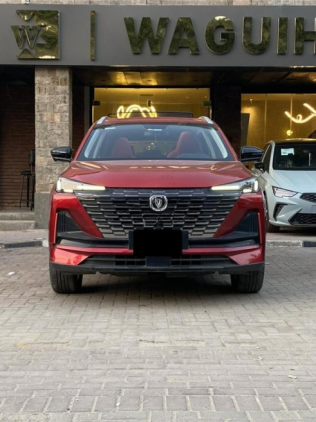 Changan CS 55 2024 Red Automatic Used for Sale in Cairo