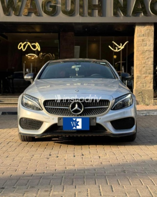 Mercedes C 180 2017 Silver Automatic Used for Sale in Cairo - 1