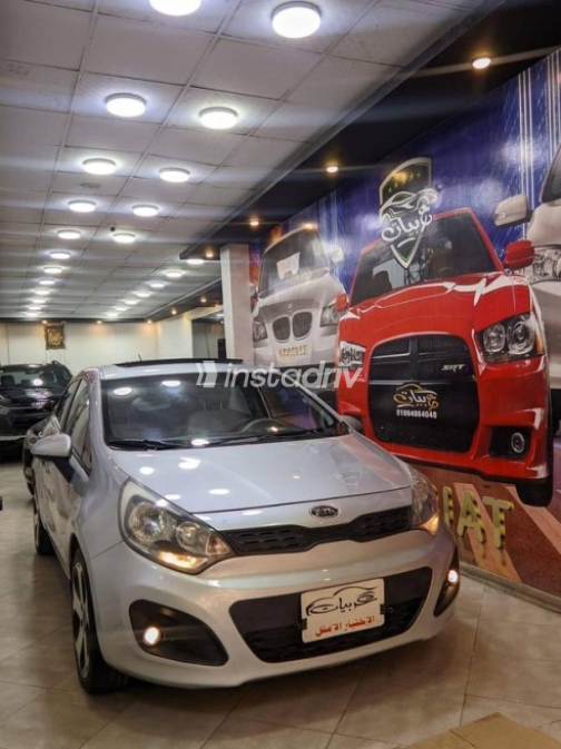 Kia Rio 2014 Silver Automatic Used for Sale in El Mahalla - 2
