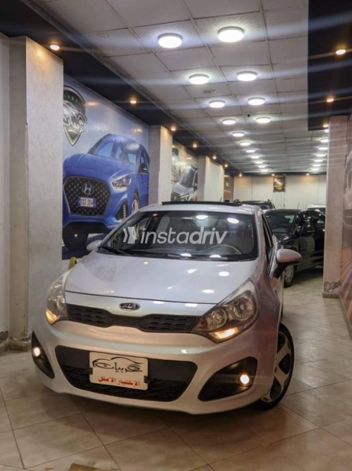 Kia Rio 2014 Silver Automatic Used for Sale in El Mahalla - 3